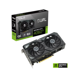 VGA Asus DUAL RTX 4060 Ti OC 8GB M.2 PCIE NVME SSD (DUAL-RTX4060TI-O8G-SSD)