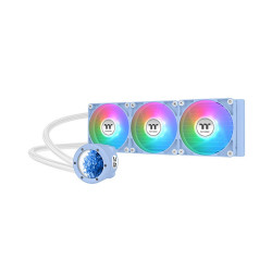 Tản Nhiệt Nước AIO Thermaltake TH360 V2 Ultra Hydrangea Blue (3 fan 12cm, Màn hình LCD  2.1 inch)