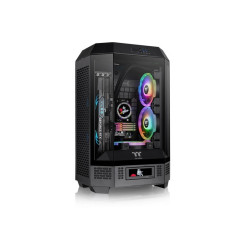 Vỏ Case Máy Tính Thermaltake Tower 300 - Black (Matx, 3 Fan 14cm, Màu Đen)