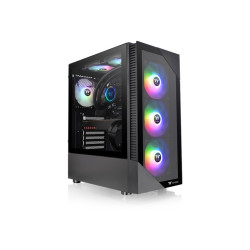 Vỏ Case Máy Tính Thermaltake View 200 - Black 4 ARGB (Mid Tower, 4 fan 12cm, Màu Đen)