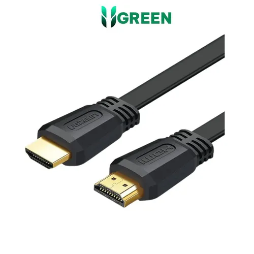 Cáp HDMI 2.0 dẹt dài 5m hỗ trợ 4K@60Mhz chính hãng Ugreen 50821 cao cấp