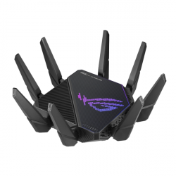 Bộ phát wifi 6 Asus ROG Rapture Gaming GT-AX11000 Pro (Chuẩn AX/ AX11000Mbps/ 8 Ăng-ten ngoài/ Wifi Mesh/ Dưới 80 User)