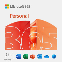 Phần mềm Microsoft 365 Personal AllLng Sub PKLic 1YR Online APAC EM C2R NR QQ2-00003 Key điện tử (1 năm,1 tài khoản, 5 thiết bị )