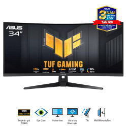 Màn hình Gaming ASUS TUF VG34VQL3A ( 34 inch - VA - WQHD - 180Hz - 1ms - Cong)