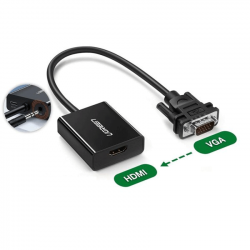 Cáp chuyển đổi VGA to HDMI + Audio Ugreen ( 50945)