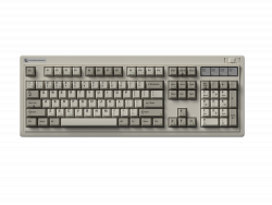 Bàn phím cơ FL-Esports OG104 Retro Grey 3 Mode Kailh Ice Silver switch