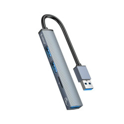 Bộ Chia USB HUB ORICO 4 cổng USB 3.0, 2.0, Cardreader TFAH-A12F-GY-BP