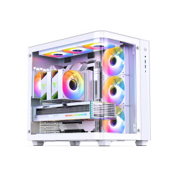 Vỏ case Jonsbo TK-3 White (ATX,Mid Tower,Màu Trắng,Kính Cong) Case Bể Cá