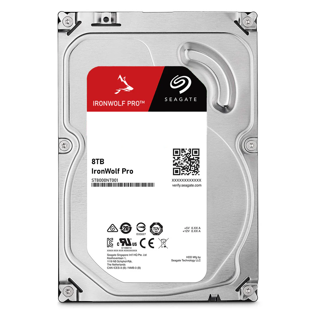 Ổ cứng HDD NAS Seagate Ironwolf Pro 8TB 3.5" Sata (ST8000NT001)