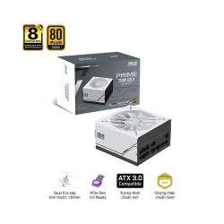 NGUỒN MÁY TÍNH ASUS PRIME 750W GOLD AP-750G (80 PLUS GOLD, MÀU TRẮNG)