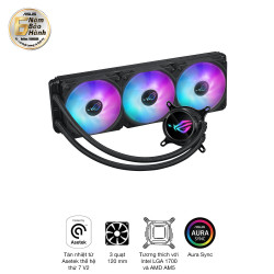 Tản Nhiệt Nước CPU ASUS ROG STRIX LC III 360 ARGB Black ( 3 Fan 12cm ARGB)