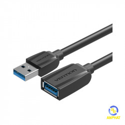 Cáp nối dài USB 3.0 dài 3m Vention - VAS-A45-B300 (Hàng giá sốc)