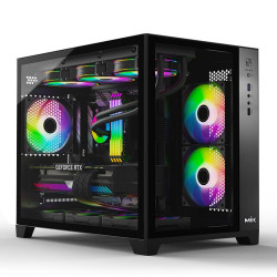 Vỏ case MIK LV12 M - BLACK ( MATX, Màu Đen) Case Bể Cá