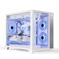 Vỏ case MIK LV12 M - WHITE( MATX, Màu Trắng) Case Bể Cá
