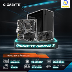 PCAP GIGABYTE GAMING 2 ( i5 12400F | RTX 3050 | 16GB DDR4 | SSD 500GB | PSU 550W )