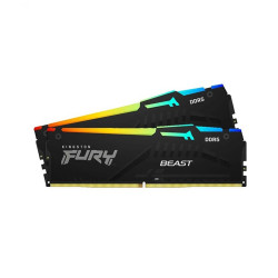 RAM Kingston FURY Beast RGB 64GB (2x32GB) DDR5 6000Mhz (KF560C40BBAK2-64)