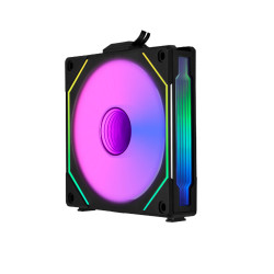 Fan Case Lian Li UNI Fan Infinity 140 Single Black reverse blade ( Fan 14cm, Led Vô Cực, Đảo Chiều)