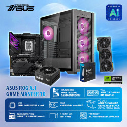 PCAP ASUS ROG A.I Game Master 10 ( Ultra9 285K | 32GB DDR5 | RTX 4090 | SSD 1000GB | PSU 1000W | Tản nước Asus 360 ARGB) - Powered by ASUS