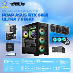 PCAP ASUS RTX 5080 16GB AI PRIME Master ( Ultra7 265KF - 32GB RAM DDR5 - SSD 1TB - WC) - Powered by ASUS 