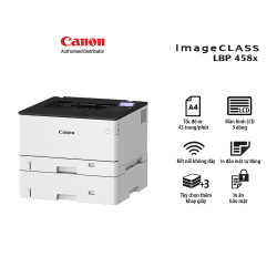 Máy in laser đen trắng Canon LBP458x (In đảo mặt| A3| A4| USB| LAN| WIFI)	  