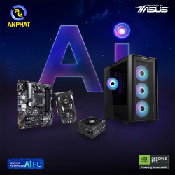 PCAP ASUS ROG AI TUF Gaming 2 (Ryzen5 4500 Upto 4.1Ghz | 16GB DDR4 | RTX 3050 | SSD 500GB | PSU 650W )