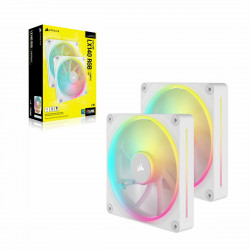 Bộ 2 quạt máy tính Corsair iCUE LINK LX140 RGB White CO-9051032-WW