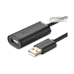 Cáp Ugreen nối dài USB 2.0 A male to B Female 10m( 10321)