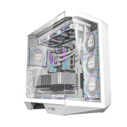 Vỏ Case DarkFlash DY470 White (ATX, Mid Tower,Màu Trắng) Case Bể Cá