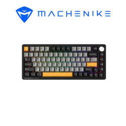 Bàn phím cơ Machenike K600-B82W Tri-mode RGB Black GR Silver Switch