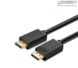 Cáp Displayport 5m Ugreen 10213 hỗ trợ 2K*4K,3D- Giá Sốc