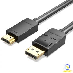 Cáp chuyển Displayport to HDMI dài 1.5m Vention HADBG-Giá Sốc