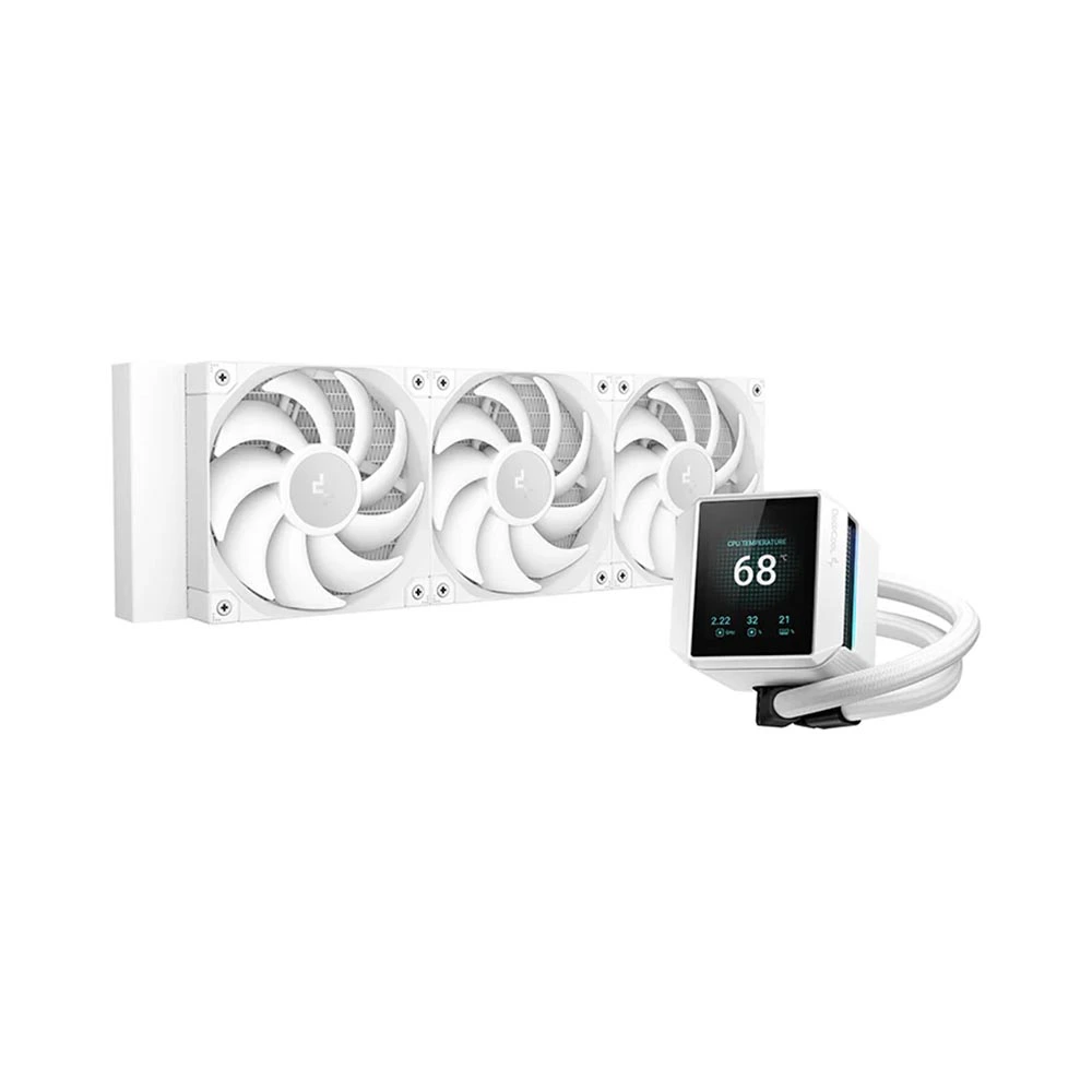 Tản Nhiệt Nước Deepcool MYSTIQUE 360 WH (Màu Trắng, Màn Hình Hiển Thị)