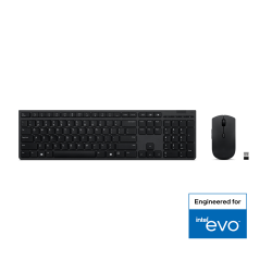 Lenovo Professional Wireless Rechargeable Combo Keyboard and Mouse-US English (4X31K03931)