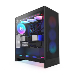 Vỏ CASE NZXT H7 FLOW RGB (2024) ALL BLACK (CM-H72FB-R1) ATX, 3 Fan RGB