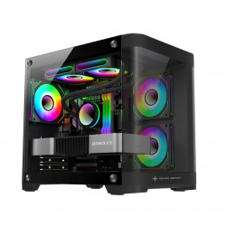 Vỏ Case Máy Tính KENOO ESPORT MK400 ( MATX, Case Bể Cá, Kính Cong)