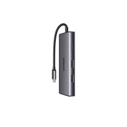 Bộ chuyển đổi USB-C sang 2*USB-A 3.0+USB-C+HDMI+SD/TF+PD hỗ trợ 4K Ugreen (15531)