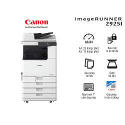 Máy photocopy Canon iR2925i (In| Copy| Scan| A3| A4| USB| LAN| WIFI) 