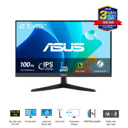 Màn Hình ASUS VY229HF-R (21.45 inch - IPS  - FHD - 100Hz - 1ms)