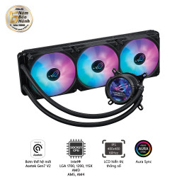 Tản nhiệt nước ASUS ROG STRIX LC III 360 ARGB LCD BLACK