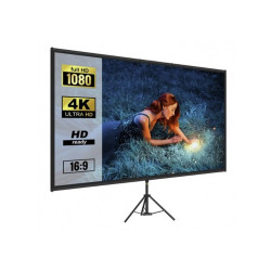 Màn chiếu phim 3 chân HD1009TS (Kích thước 2.21m x 1.25m/ 87inch x 49inch/ Đường chéo 100 inch/ Tỷ lệ khung hình: 16:9)