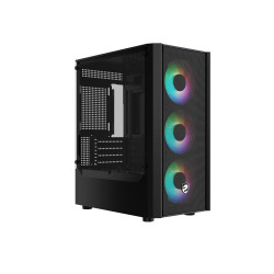 VỎ MÁY TÍNH VITRA CRUISE AX3 BLACK 3FAN RGB / TOP RAD240