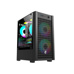 VỎ MÁY TÍNH VITRA CRUISE VX1 BLACK 3FAN RGB 