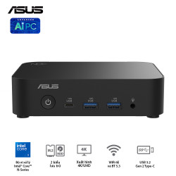 Bộ Mini PC Asus NUC 14 Essential RNUC14MNK250 ( NUC14MNK (N250)/1xDDR5-4800/1x M.2 22x80/2242 PCIe Gen3x4 /1x LAN/No-OS )