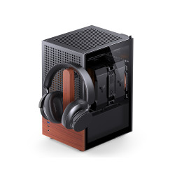 Vỏ Case JONSBO Mini T6 Black Wood ( ITX, Đen)