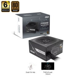Nguồn máy tính ASUS PRIME 750B (750W, 80 Plus Bronze, Non-modular, 6 năm bảo hành)