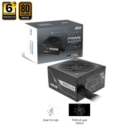 Nguồn máy tính ASUS PRIME 550B (550W, 80 Plus Bronze, Non-modular, 6 năm bảo hành)