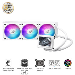 Tản nhiệt nước AIO ASUS ROG RYUJIN III 360 ARGB Extreme WHITE (tích hợp màn 3.5")
