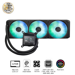 Tản nhiệt nước AIO ASUS PRIME LC 360 LCD ARGB (tích hợp màn 2.3")