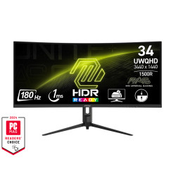 Màn Hình Gaming MSI MAG342CQR E2 (34 inch - VA - UWQHD - 180Hz - 1ms - Cong)