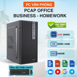 PC Văn Phòng - PCAP Office Cashier 6 ( CPU 3000G - 16GB RAM - SSD 500GB - 450w)